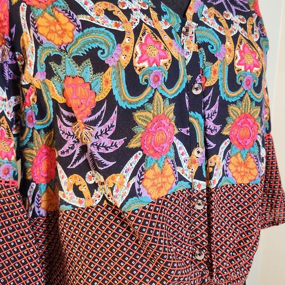 MAEVE Anthropologie Carter Floral Top, Size 6 - Picture 6 of 13